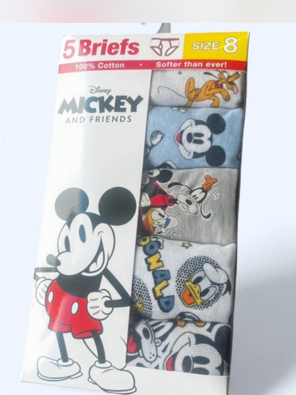 Disney Mickey Mouse and Friends 5 pack underwear Size 8 !! - Picture 7 of 7